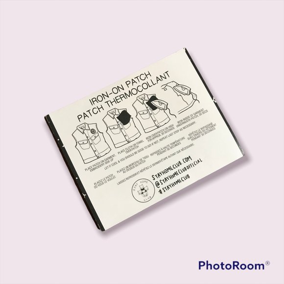 "Im a wreck" STAY HOME CLUB iron on patch embroidered patch for upcycle / repair - Picture 2 of 3